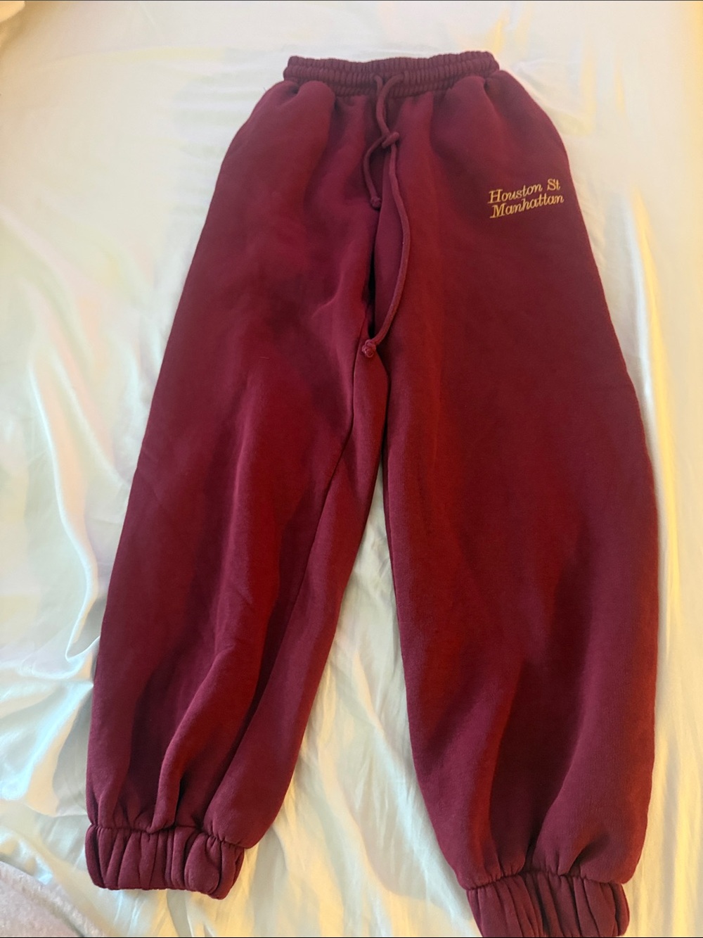 Houston St. Manhattan Burgundy Sweatpants